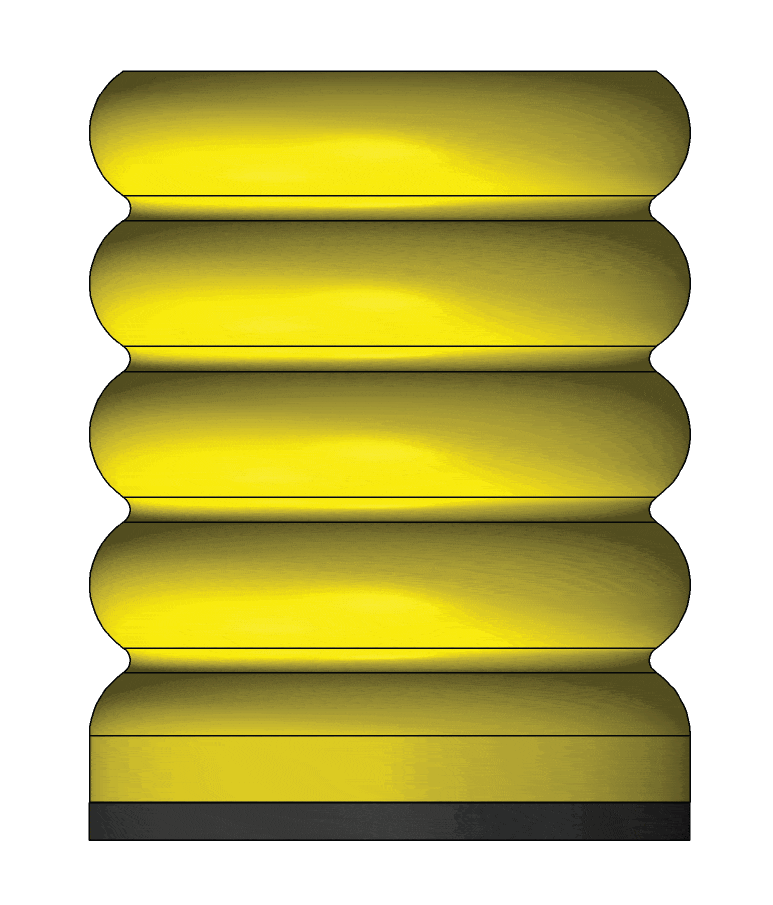 Yellow SumoSpring Compression